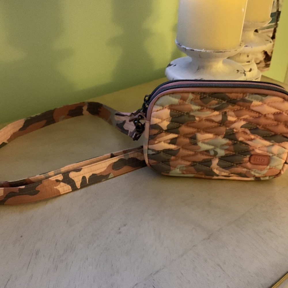 LUG COUPE SE convertible crossbody/belt bag Camo Rose